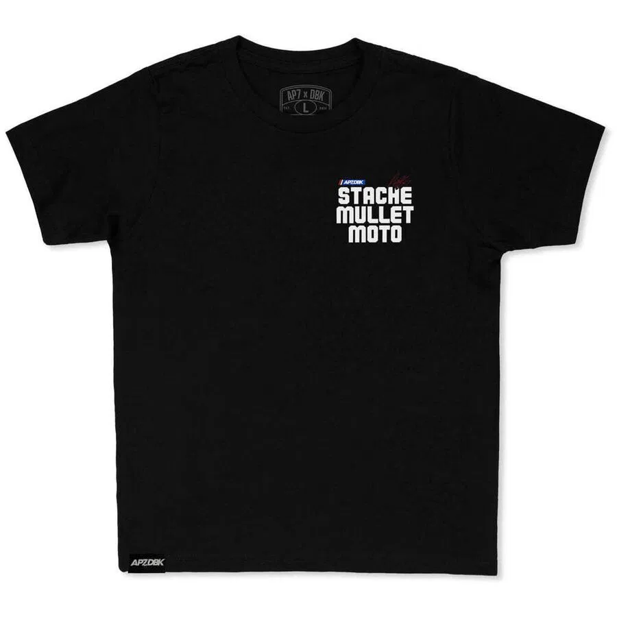 Футболка Youth mullet madness Dirt Bike Kidz, Black — фото 2