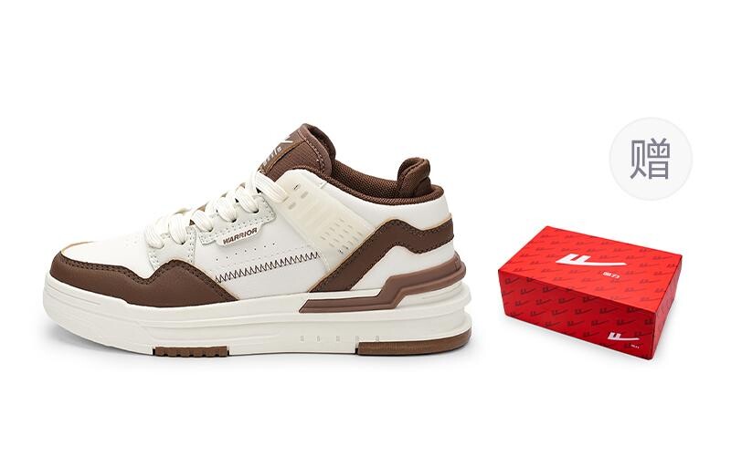 

Кроссовки WARRIOR Skateboarding Shoes Unisex Low-top Brown, коричневый