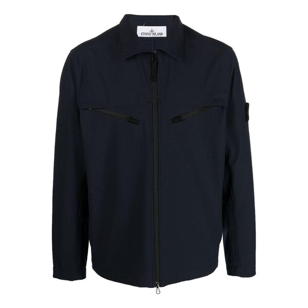 

Куртка light soft shell-r jacket 'navy' Stone Island, синий