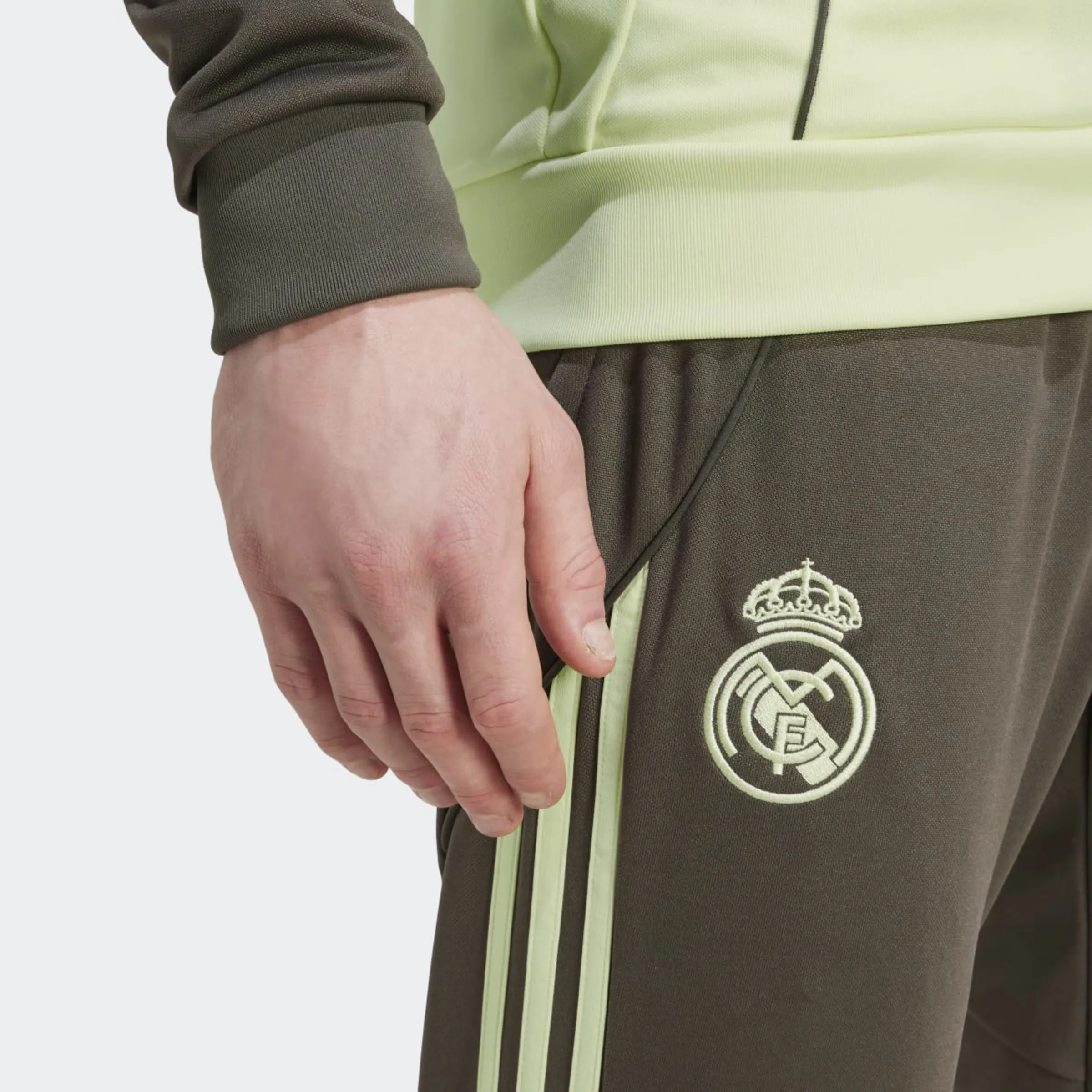 Мужской спортивный костюм Real Madrid CF 2025-2026 Tiro 24 Adidas, зеленый — фото 3