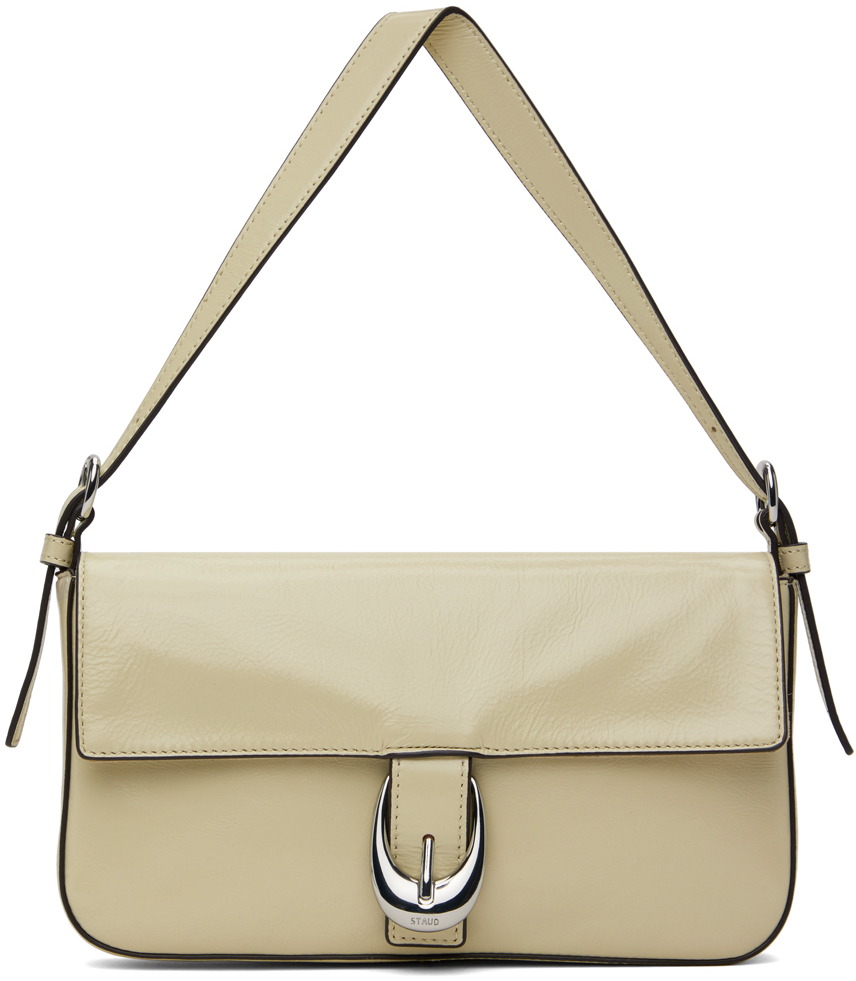 

Сумка Harlow цвета Off-White Staud