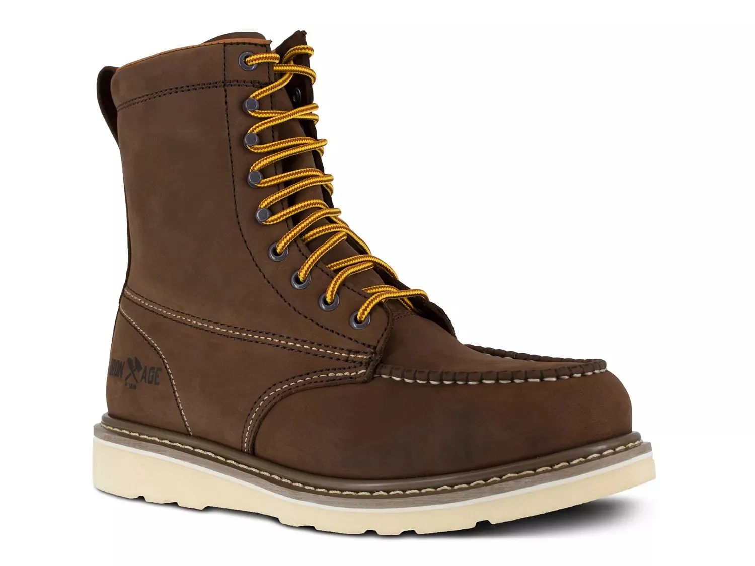 Рабочие ботинки Iron Age Reinforcer Tall Steel Toe, темно-коричневые