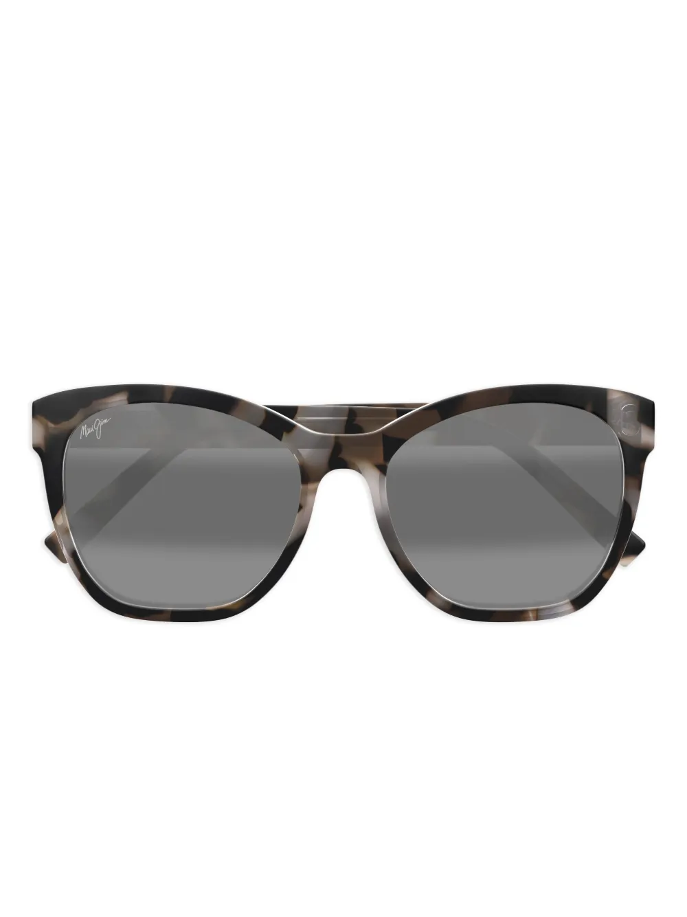 

Солнцезащитные очки MJ0878S черепаховой расцветки Maui Jim, черный