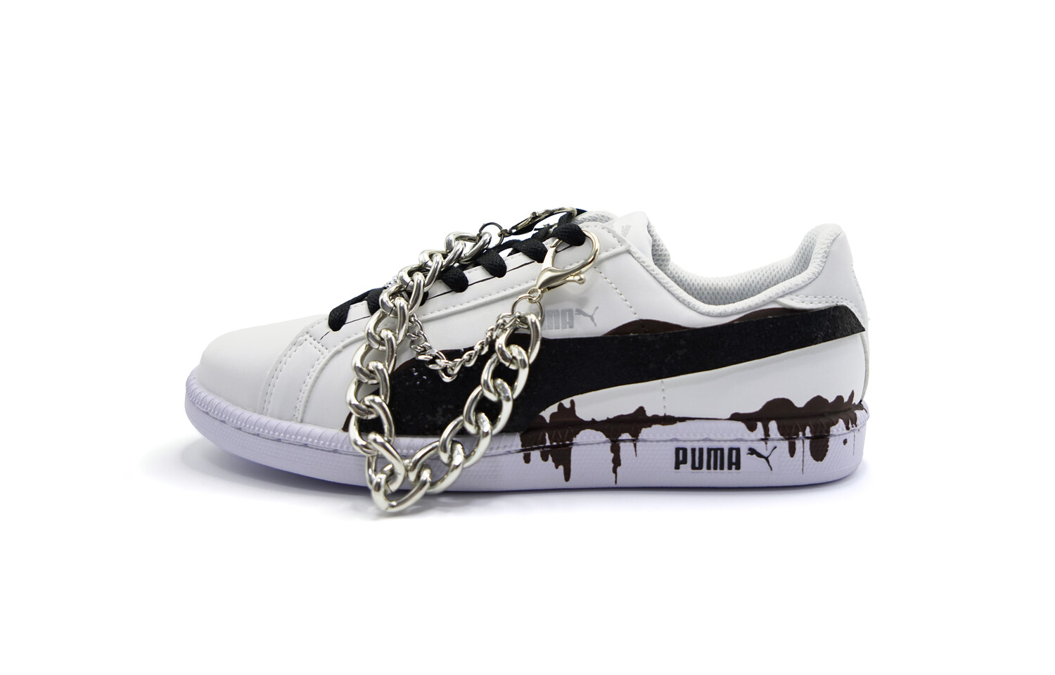 

Кроссовки Puma Smash Skateboarding Shoes Unisex Low-top Black/white, белый