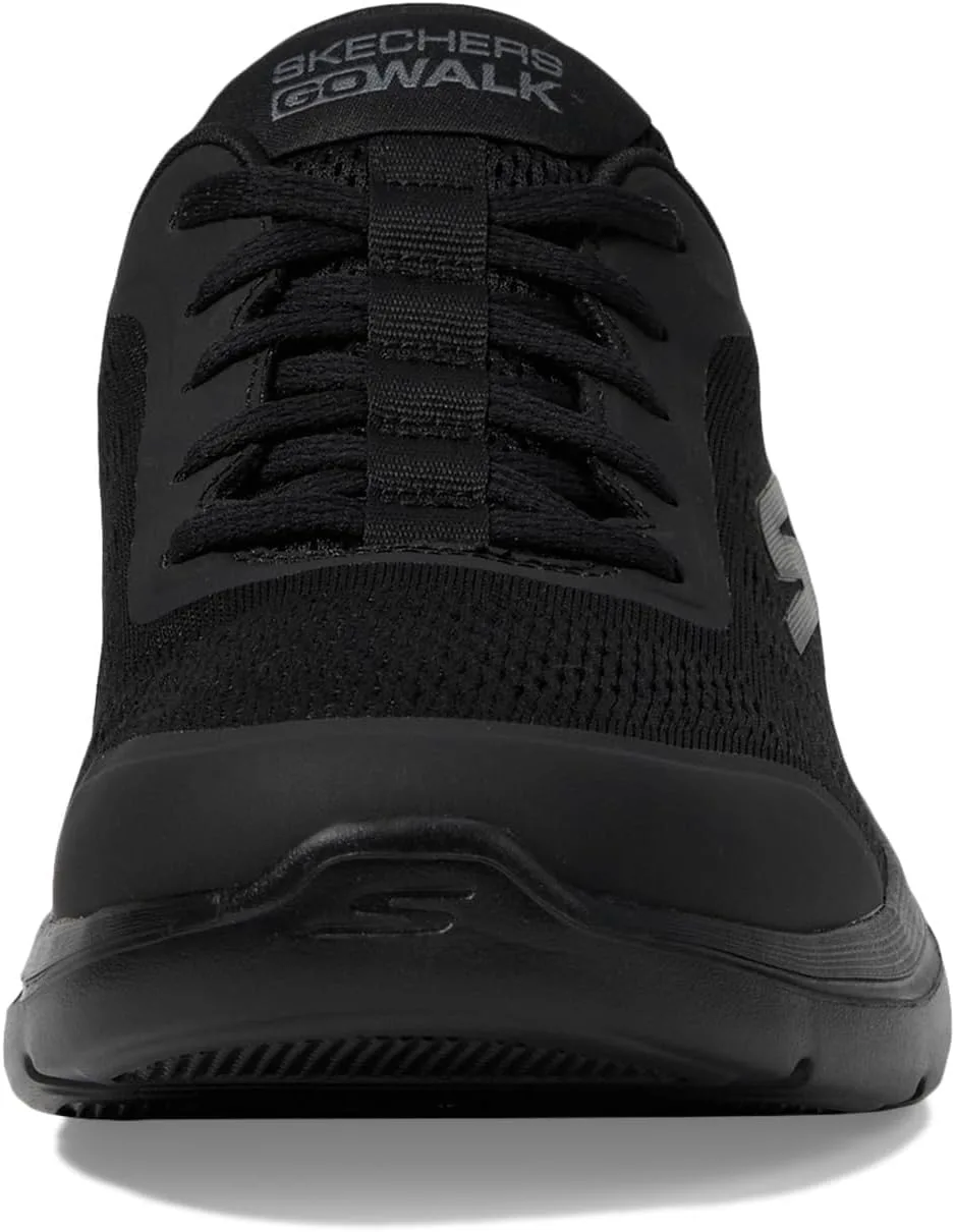 Мужские слипоны Skechers Hands Free Go Walk Arch Fit 2.0 - Simplicity 2, черный — фото 4
