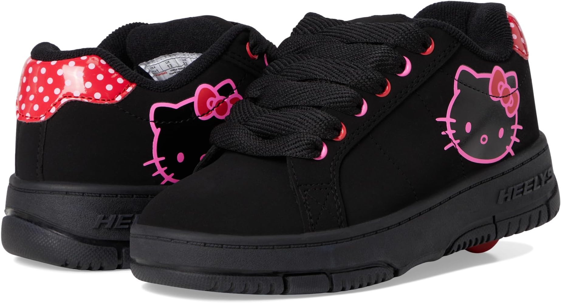 

Кроссовки Heelys Hello Kitty Kolect, цвет Black/Pink Multi