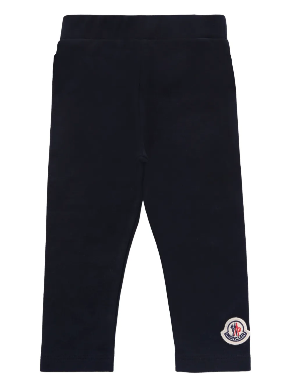 

Леггинсы с нашивкой-логотипом Moncler Enfant, синий