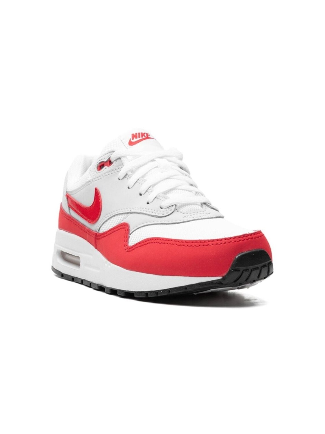 

Nike Kids кроссовки Air Max 1 GS White/Neutral Grey/Sports Red, белый