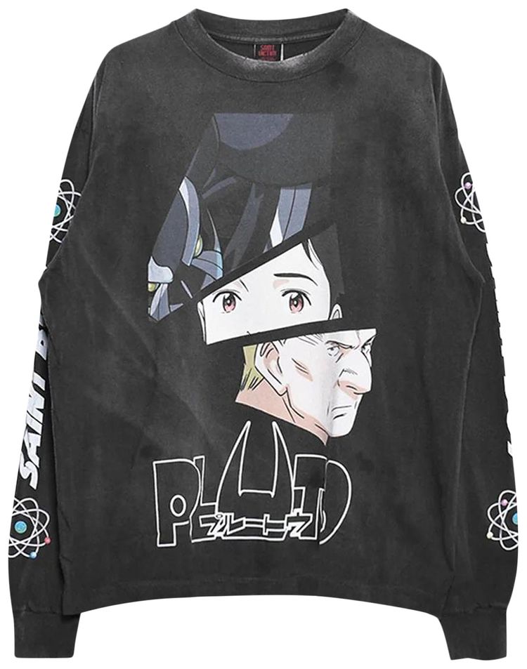 

Футболка SAINT Mxxxxxx Pluto Long-Sleeve Tee 'Black', черный