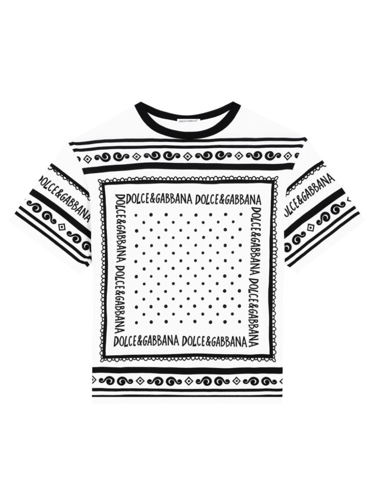 

Dolce & Gabbana Kids футболка с принтом, белый
