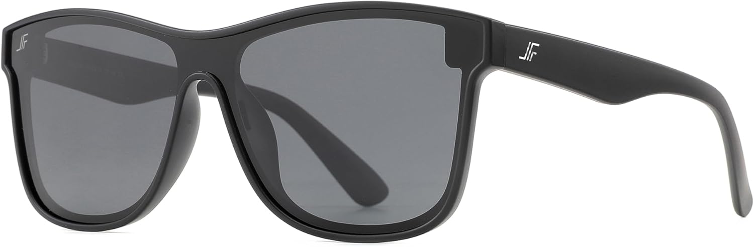 

Мужские поляризованные солнцезащитные очки, квадратная резиновая оправа, дужки из углеродного волокна, для рыбалки и вождения, защита от УФ-излучения RFS8205 JFXQDR, D - Black Frame Grey Lens