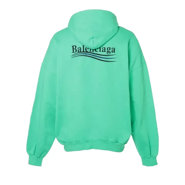 Толстовка Balenciaga Political Campaign Hoodie 'Green' — фото 2