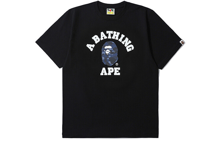 

A BATHING APE Мужская футболка, Черный Красный