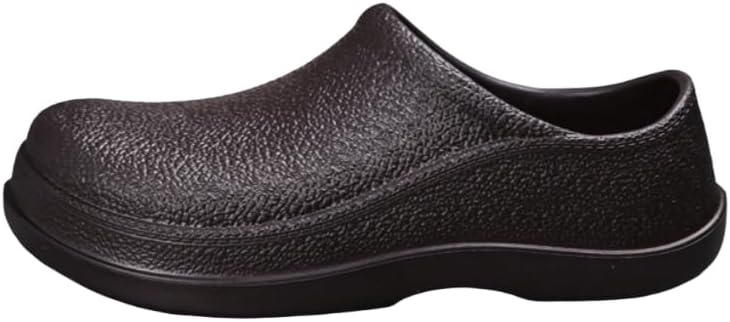 

Мужские всесезонные обувь для шеф-повара: противоскользящие, прочные, модные ботинки для кухни и дождя Hoalox, коричневый