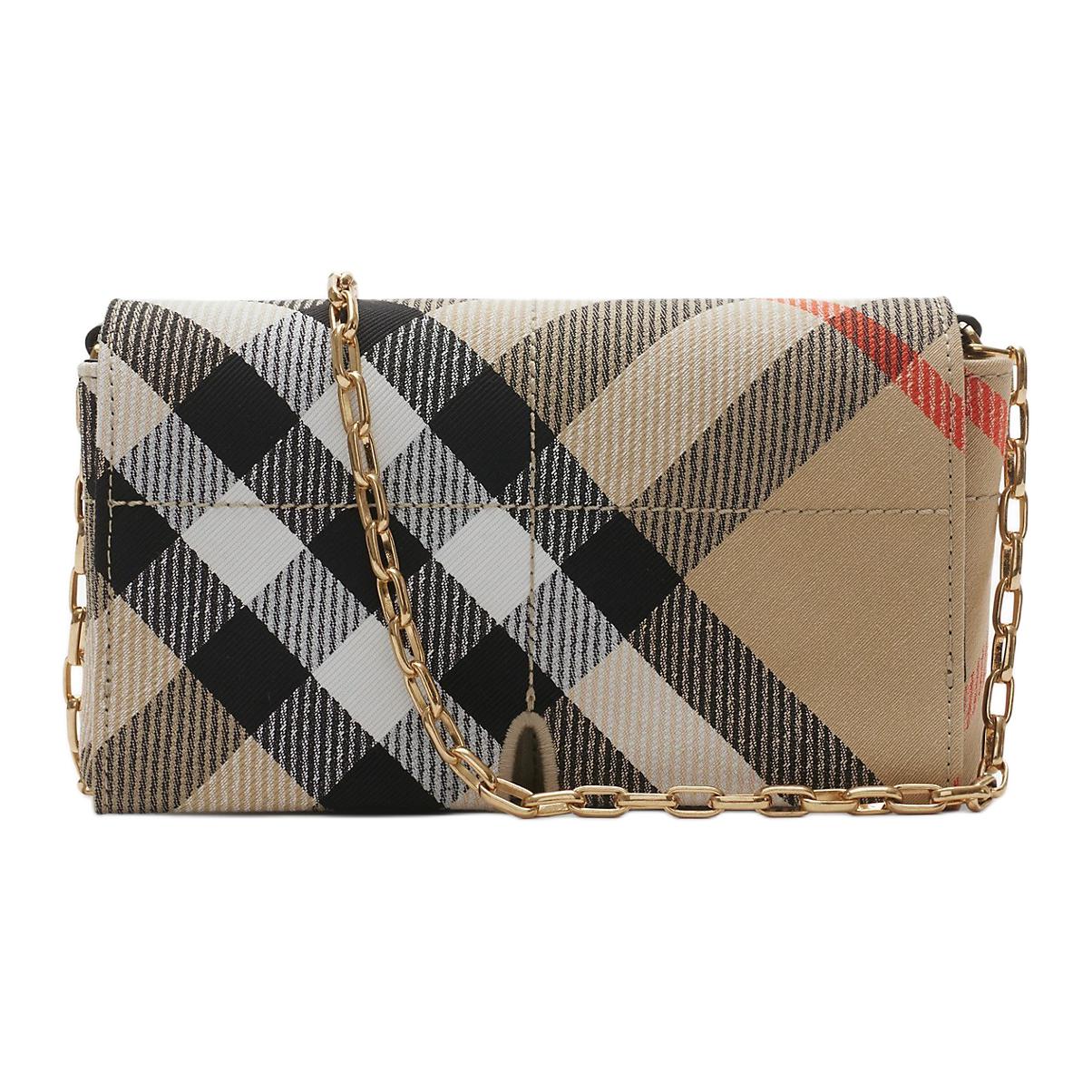 

Burberry Полиэстеровая наплечная сумка