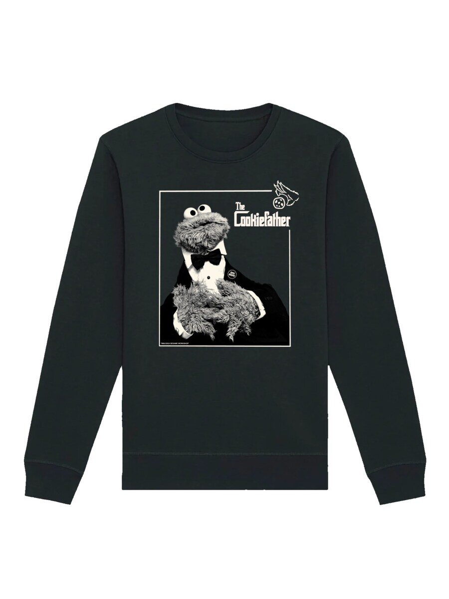 

Свитер F4NT4STIC Sweatshirt Sesamstraße The Cookiefather, черный