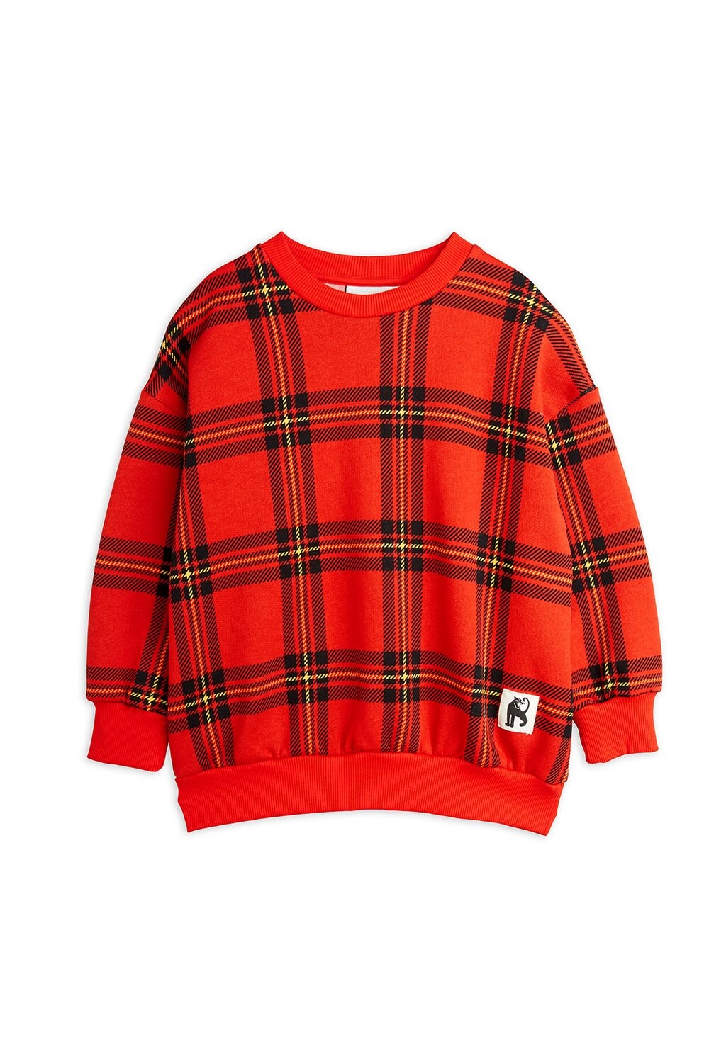 

Толстовка CHECK UNISEX Mini Rodini, красный