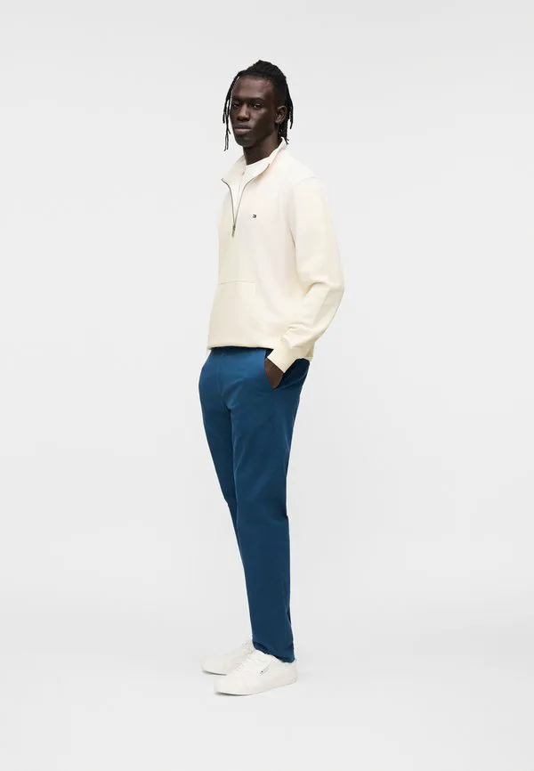 Толстовка с вышивкой флага из махровой ткани на молнии Tommy Hilfiger, Ivory Petal — фото 2