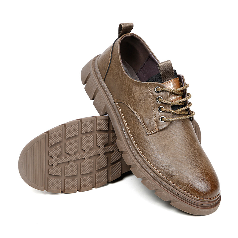 Туфли мужские Men"s Casual Men Low-Top Wit, коричневый — фото 3