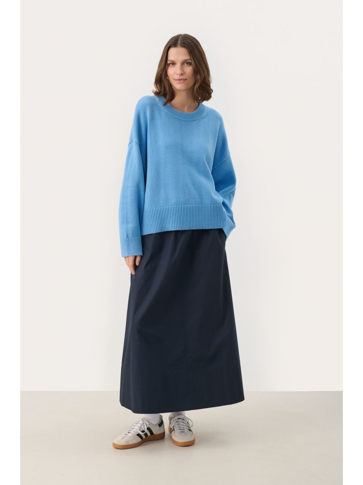 

Вязаный свитер SerafinePW Baggy Fit в цвете Silver Lake Blue PART TWO