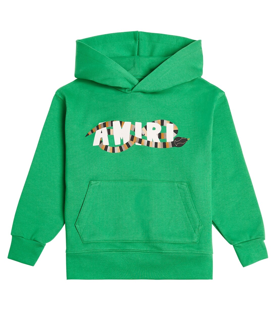 

Худи из хлопкового джерси с логотипом Amiri, зеленый