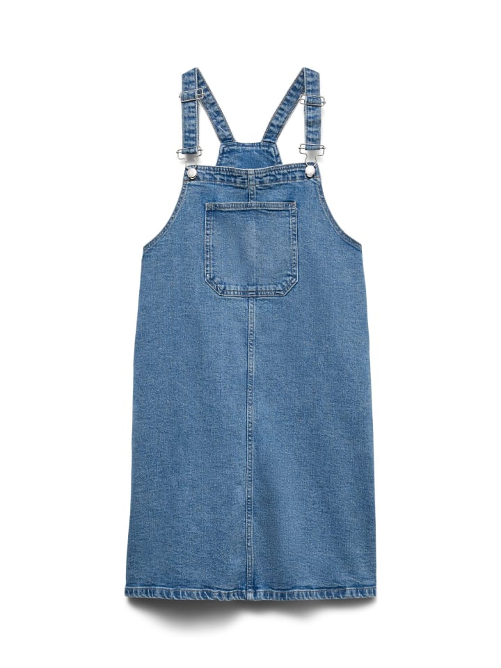 

Платье до колена Vero Moda, Средне-синий деним