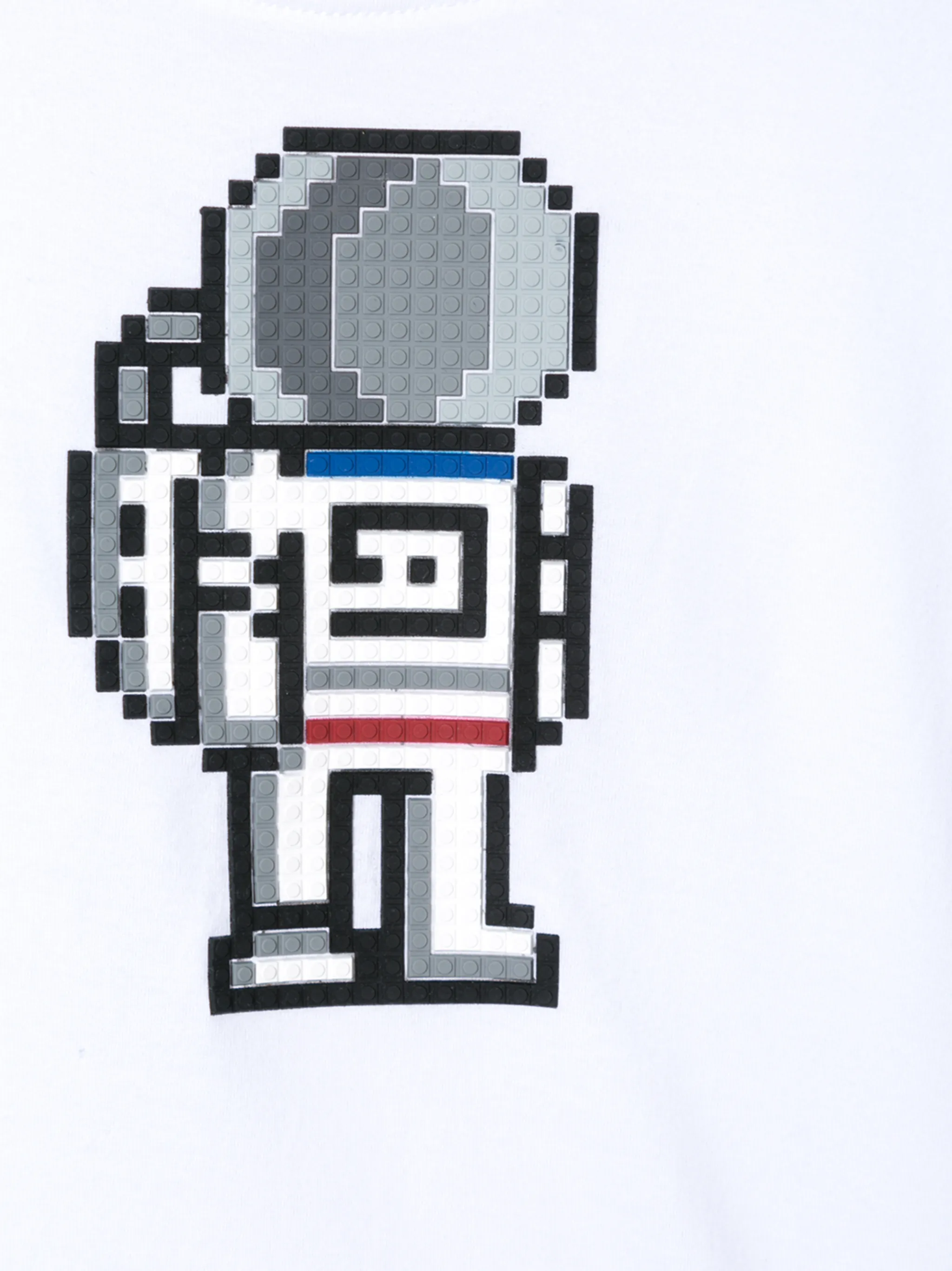 Футболка с принтом Mostly Heard Rarely Seen 8-Bit, белый — фото 3