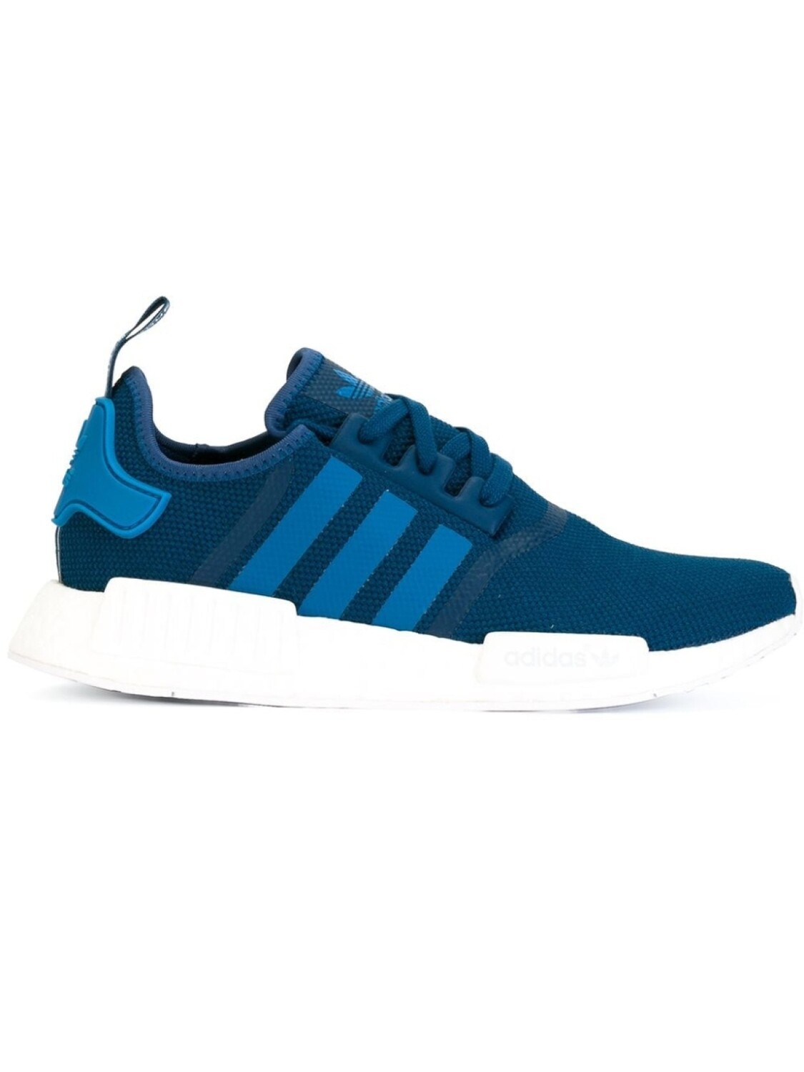 

Кроссовки Adidas NMD_R1 Primeknit, синий/белый