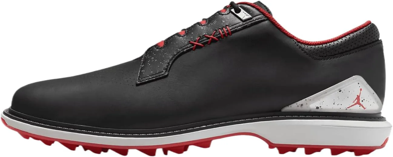 Кроссовки для гольфа Jordan ADG 5 (FQ6642-003, черный/серо-голубой/белый) Nike, черный/металлик серебристый/синий/красный