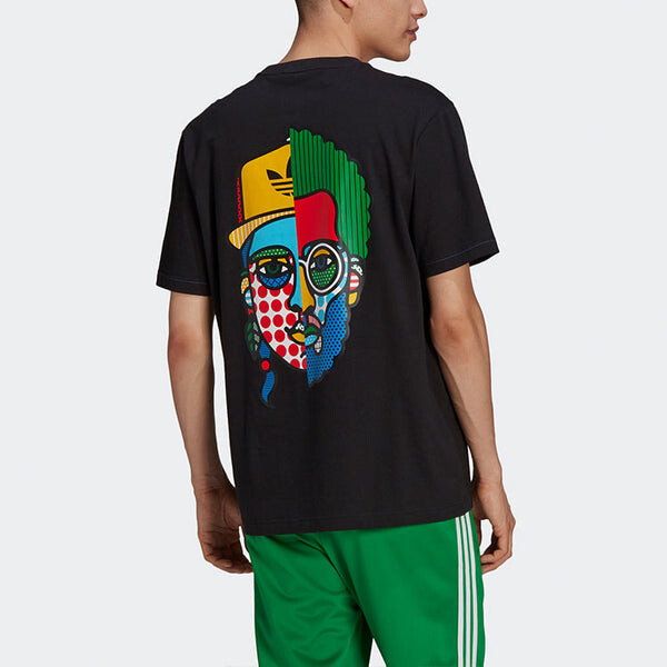 Футболка Adidas Originals Artist Ss Back Printing, черный — фото 3