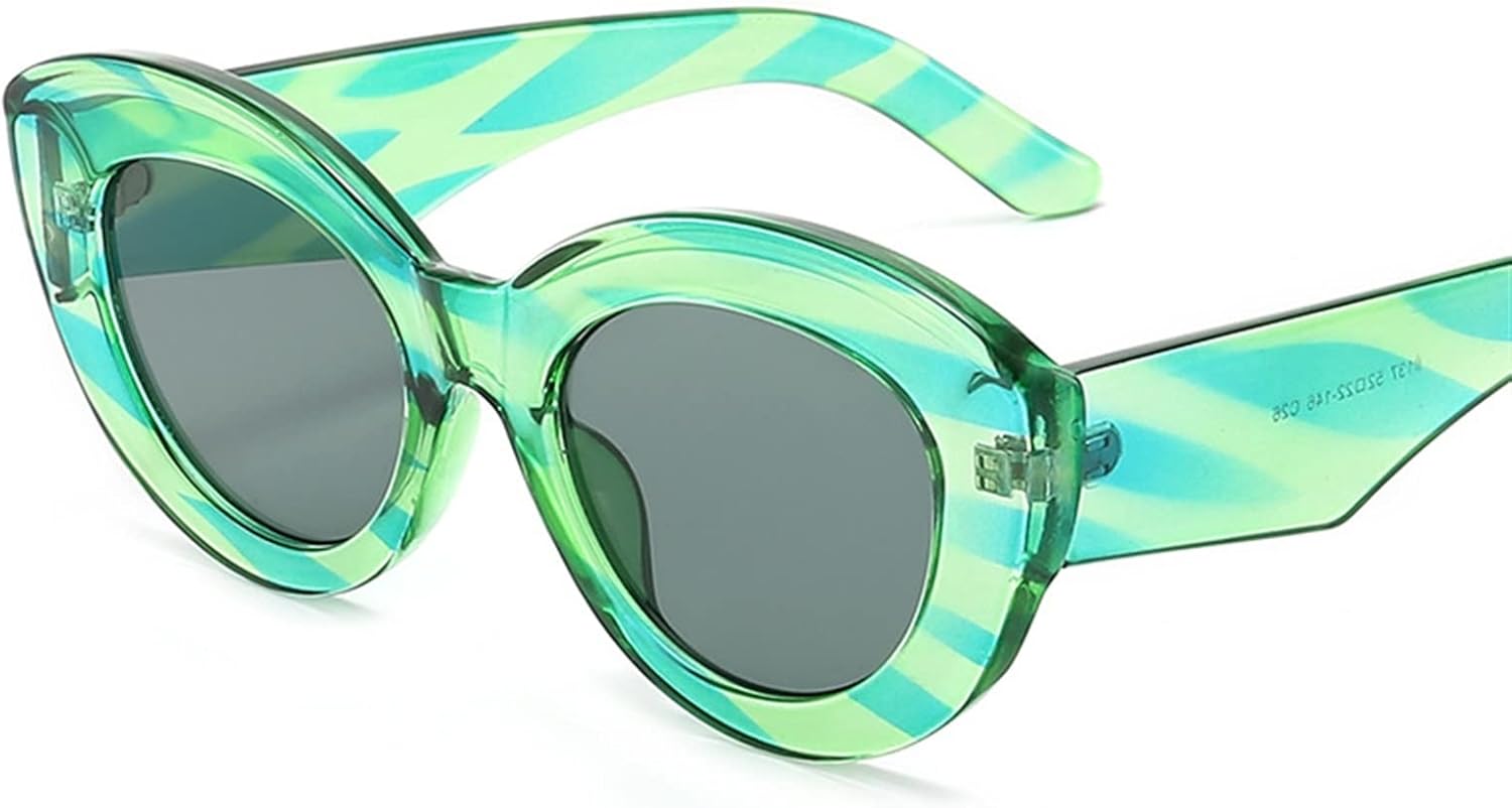 

Модные солнцезащитные очки в форме «кошачий глаз» с крупной оправой для мужчин и женщин, идеально подходящие для отдыха на природе (Цвет: G, Размер: Средний) GAOXIN, G