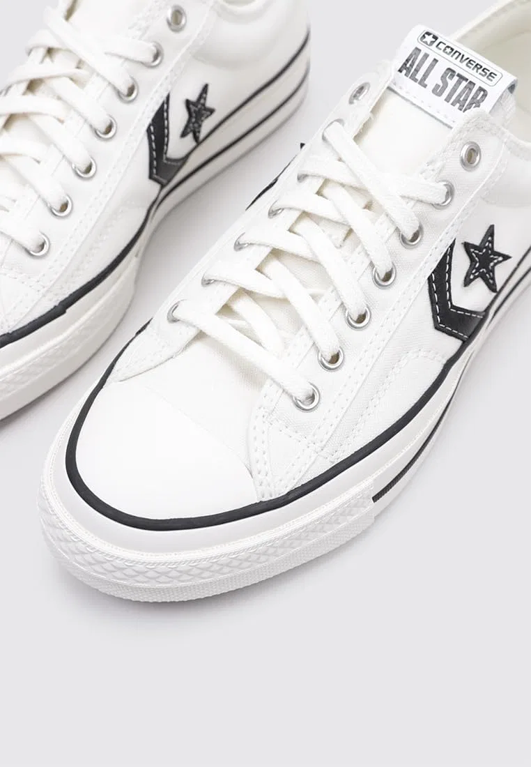 Кроссовки Converse Star Player 76 Premium Canvas Flat, White — фото 4
