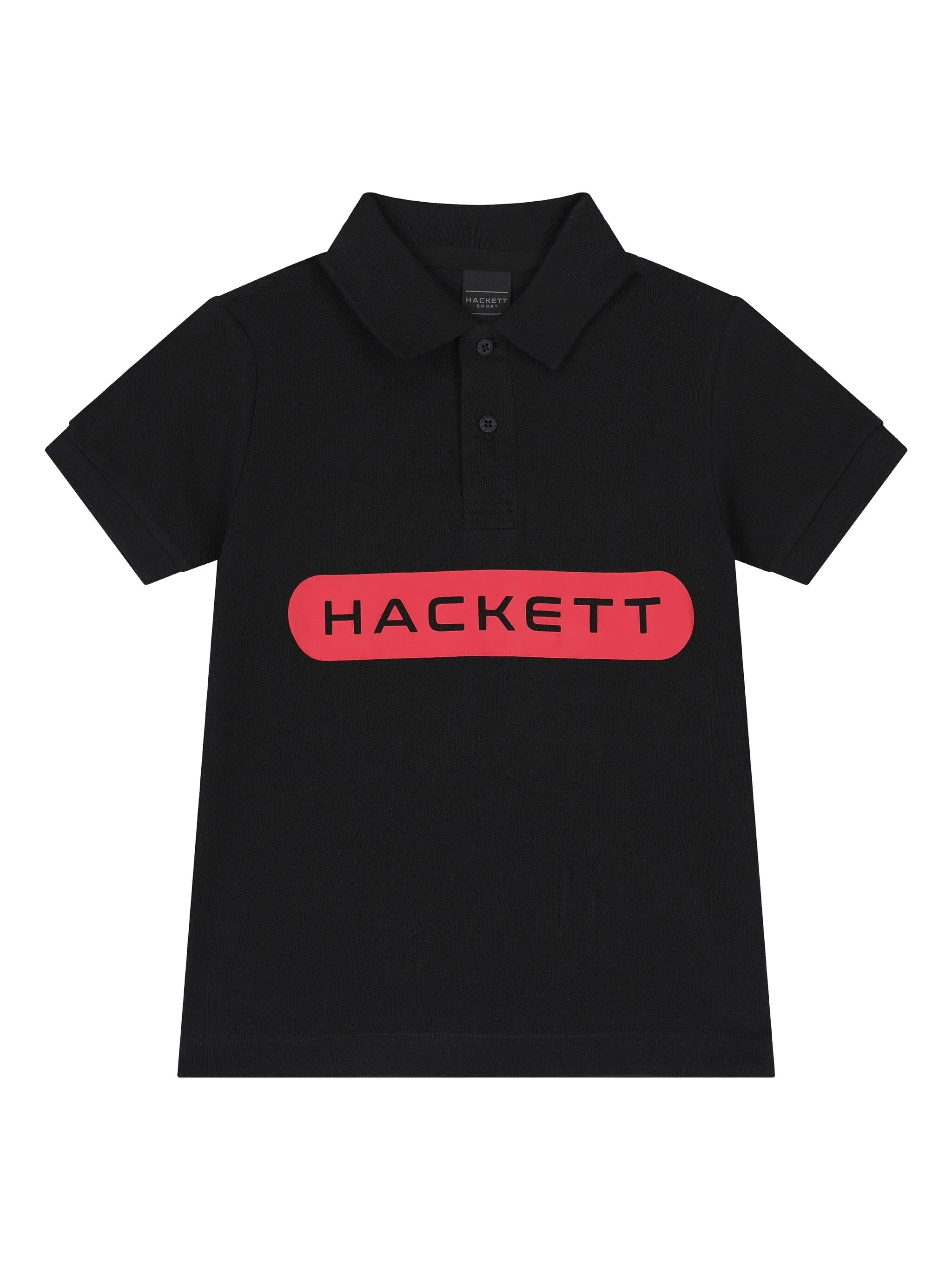 

Рубашка поло с логотипом Hackett Kids, черный