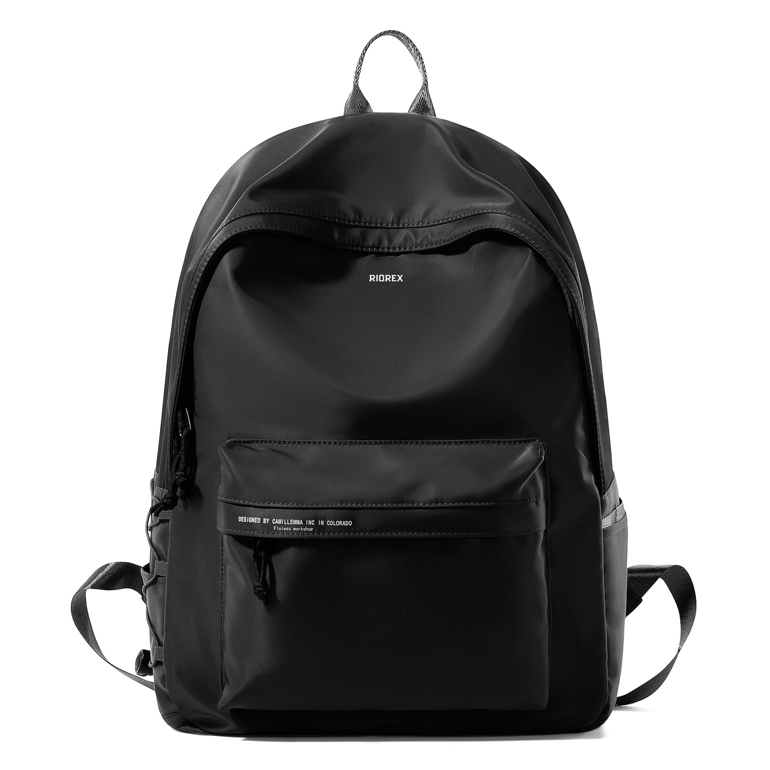 

Рюкзак из нейлона большого размера унисекс черно-белый RIOREX, Purple Doll