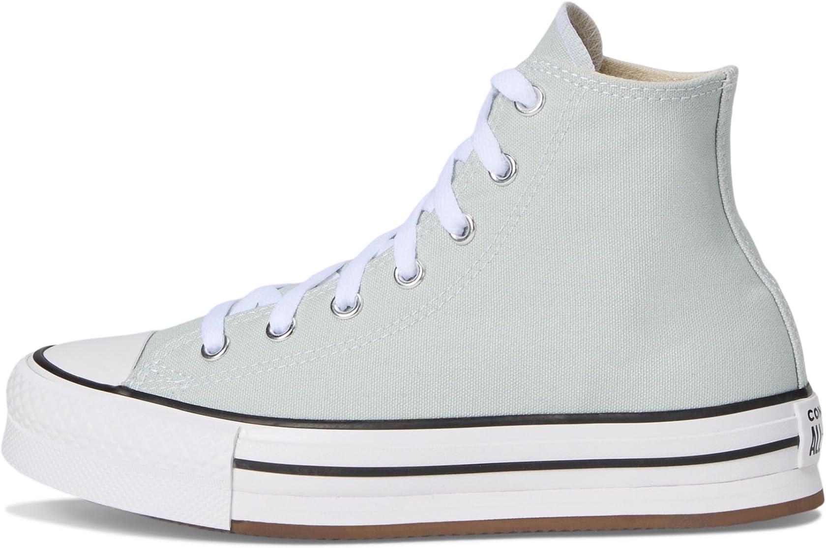 Кроссовки Converse Kids Chuck Taylor All Star Eva Lift Platform, цвет Rainwashed Grey/White — фото 4