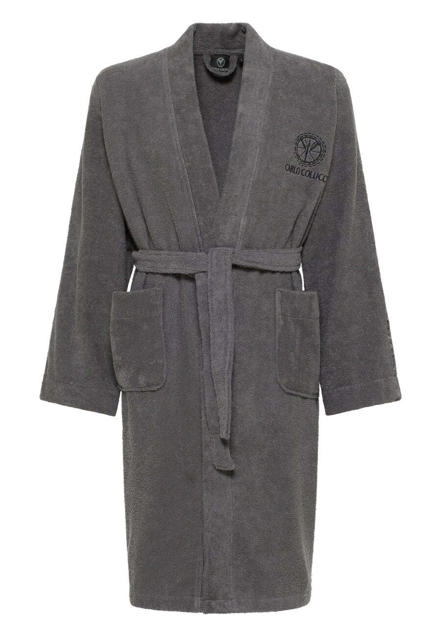 

Халат Carlo Colucci Long Bathrobe, темно-серый