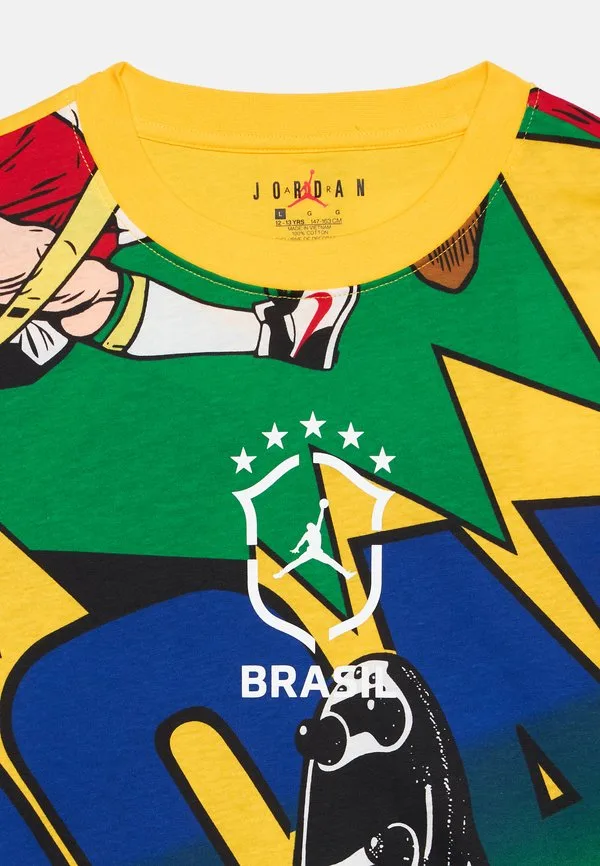 Футболка с принтом «врата квадратной формы» Jordan, Yellow — фото 4
