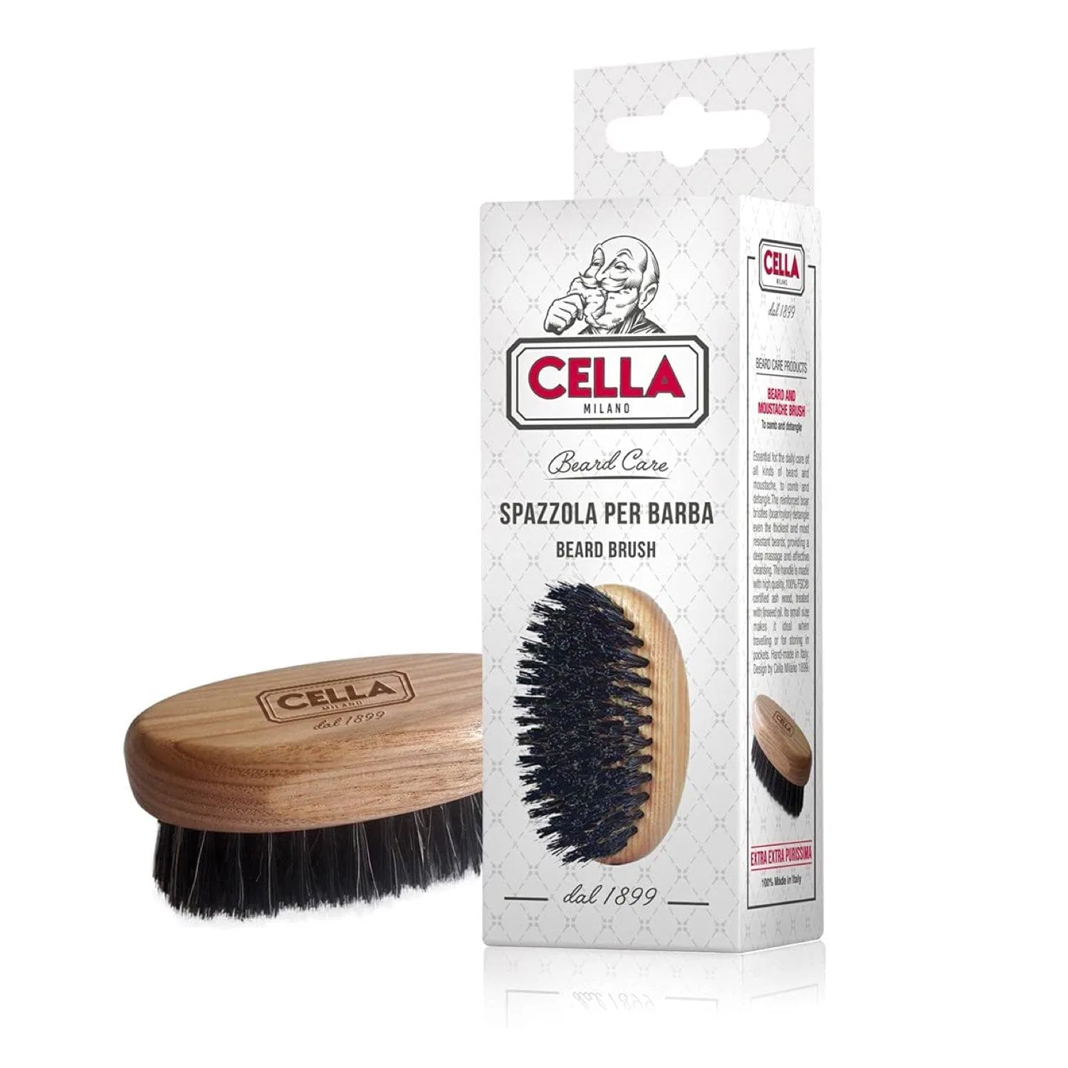 Щетка для бороды Cella Milano Cella