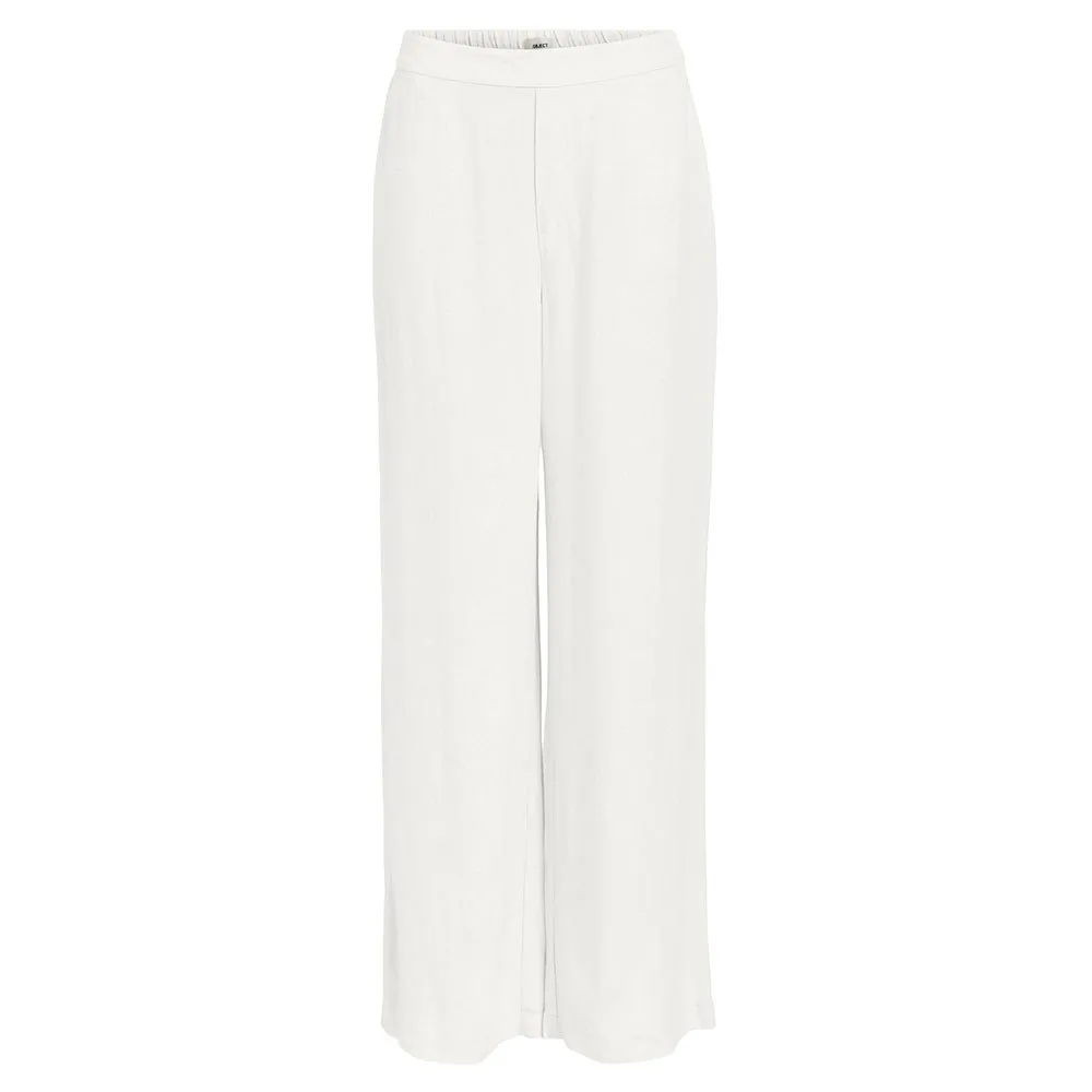 

Брюки Object Sanne Aline Wide Leg Fit, белый