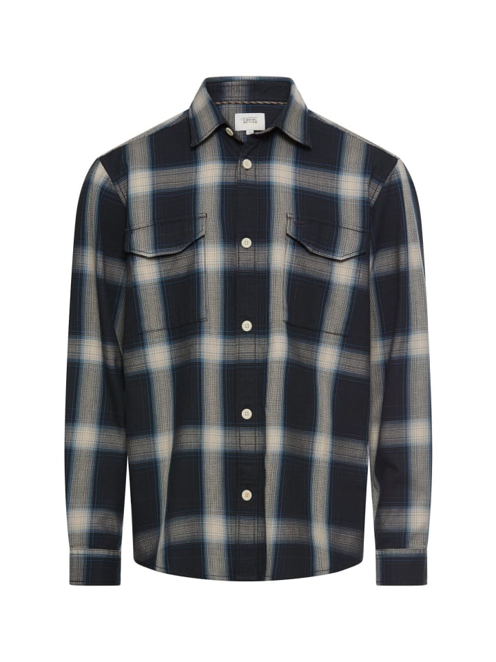 

Рубашка с длинными рукавами из чистого хлопка темно-синего цвета. Camel Active