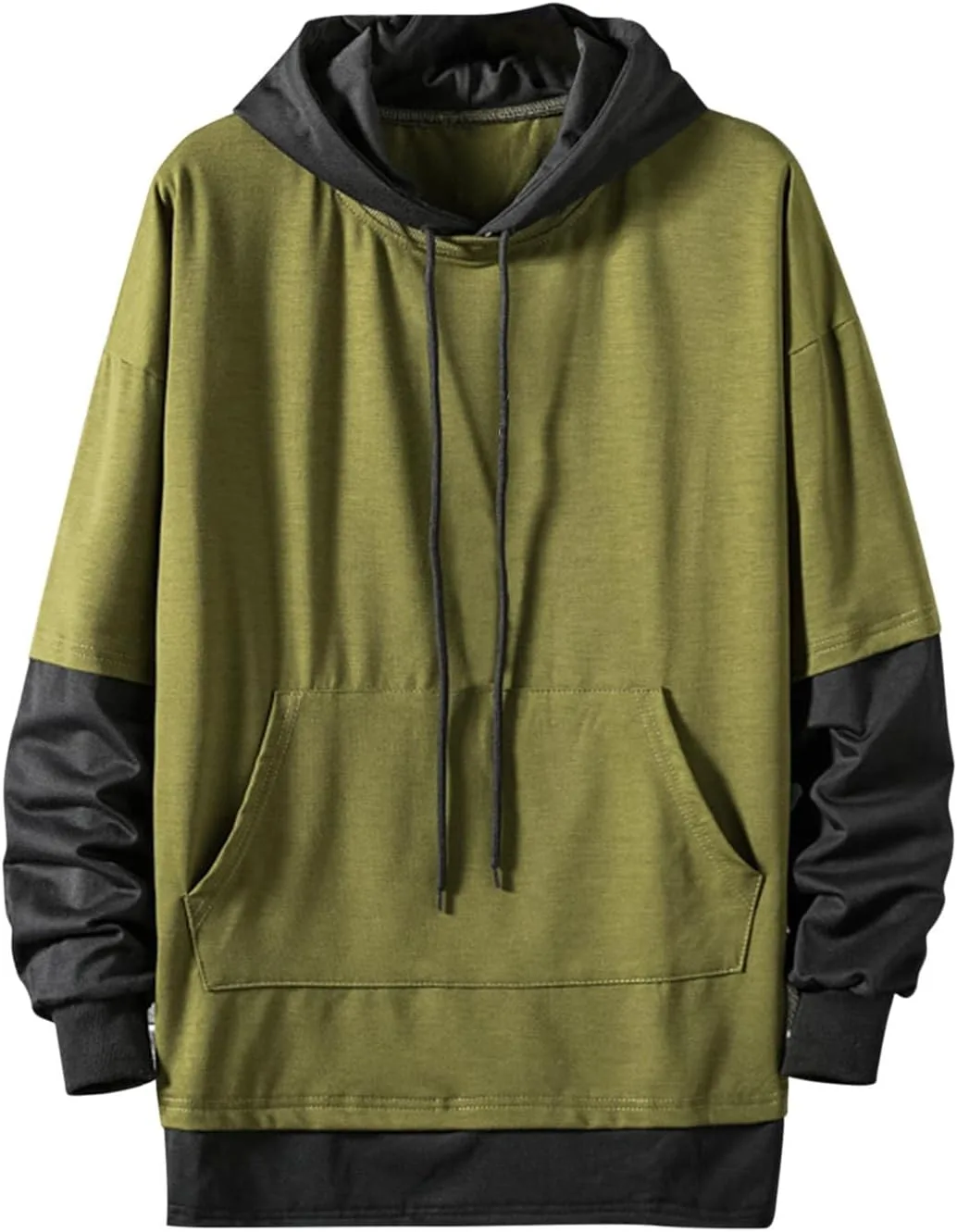 

Мужской худи с длинными рукавами и капюшоном