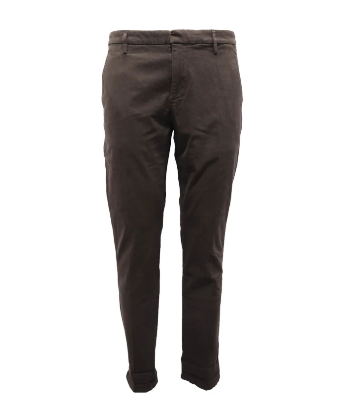 

Хлопковые брюки в стиле Гауберта Dondup, коричневый