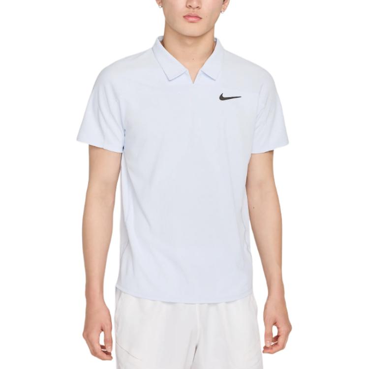 Мужская теннисная поло Court Slam Dri FIT Adv Nike, белый — фото 2