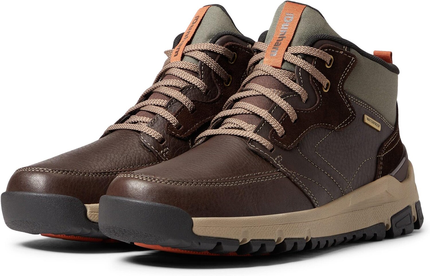 

Походная обувь водонепроницаемая Glastonbury Waterproof Mid Boot Dunham, коричневый