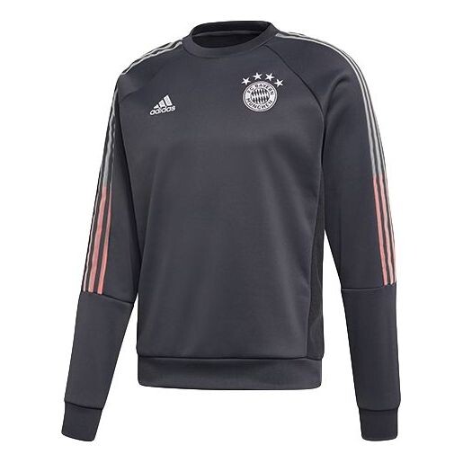 

Толстовка adidas Logo Printing Bayern Munich Soccer/Football Sports Pullover Gray, серый