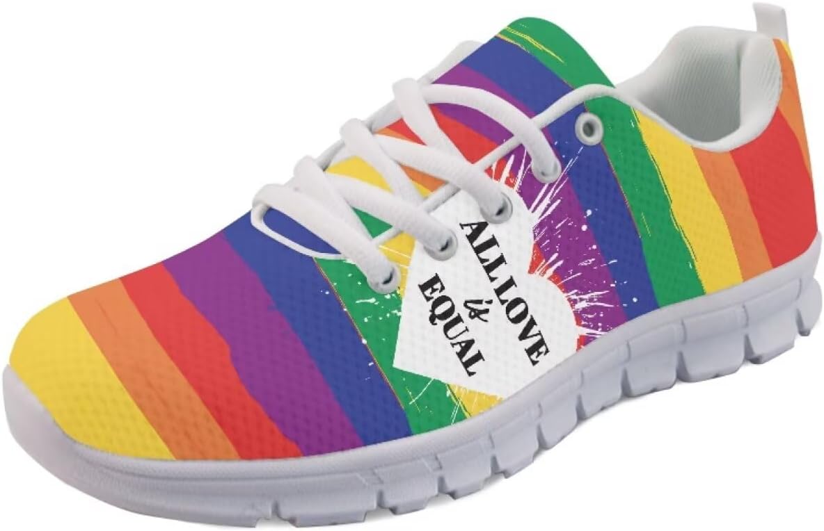 

Винтажные кроссовки с американским флагом для мужчин и женщин кроссовки 4 июля Легкие беговые, теннисные и спортивные кроссовки Getelinseng, Rainbow Love