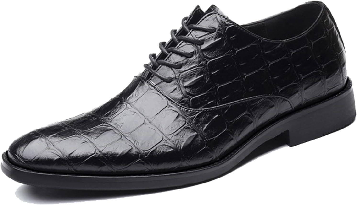 

Мужские оксфорды для делового и офисного стиля, повседневные туфли, мужские туфли из искусственной кожи Generic, черный