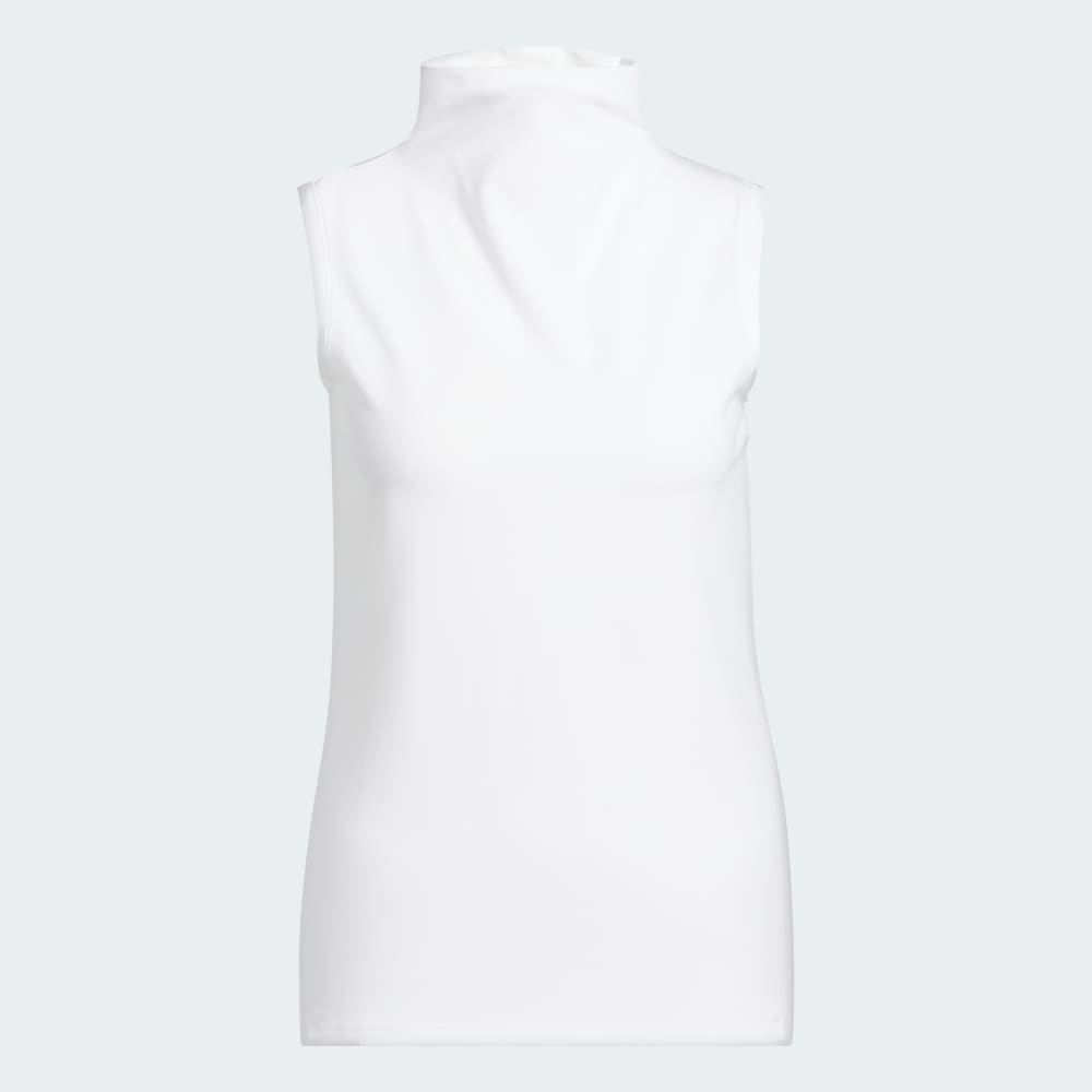 Спортивный топ Adidas Ultimate365 Sleeveless Mock Neck Top, белый — фото 4