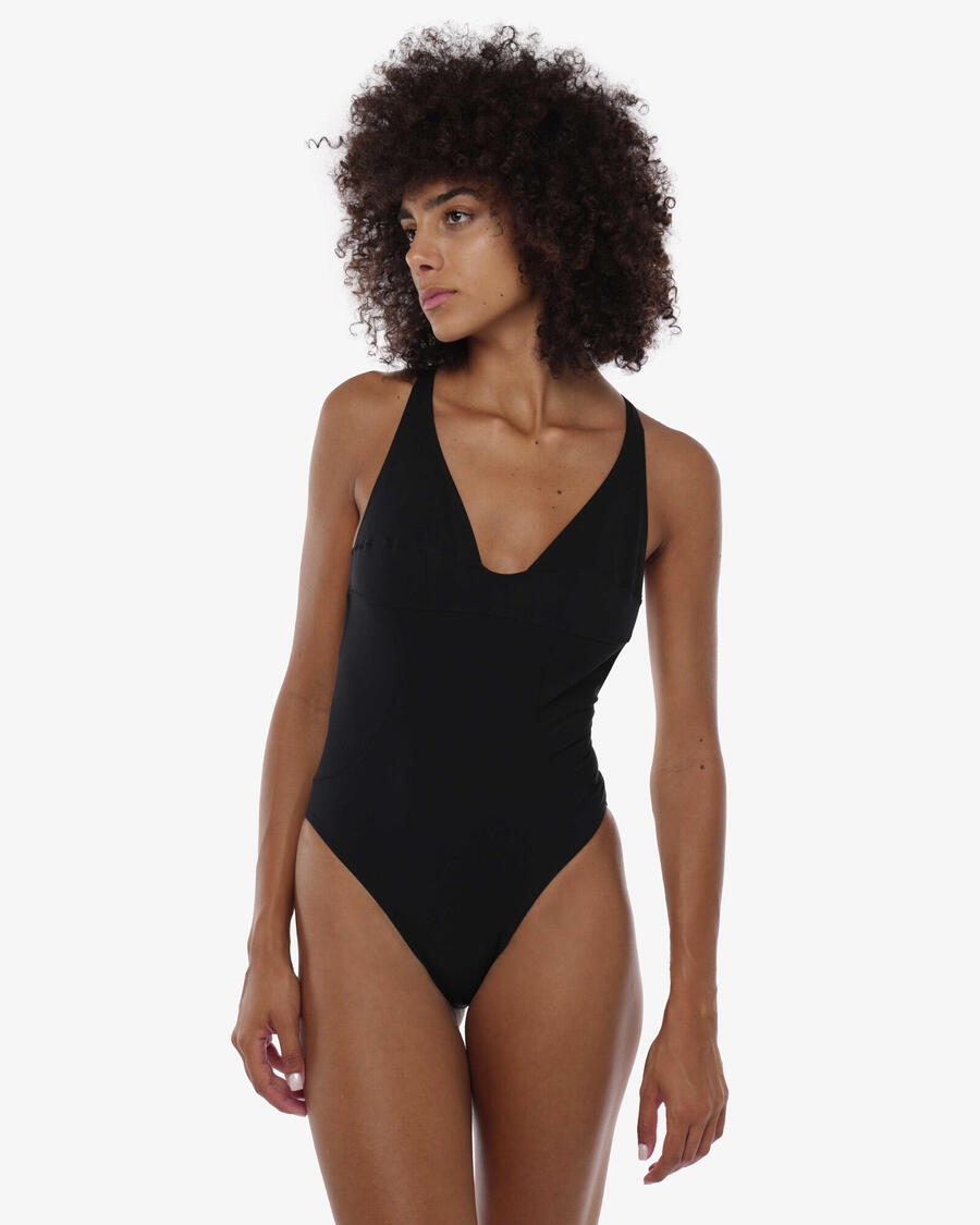 

JAKED Черный синтетический купальник для женщин