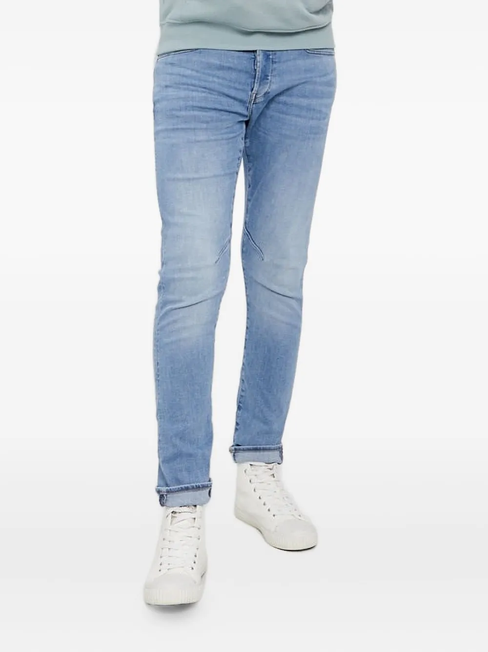 

Вышитые джинсы узкие G-Star RAW, синий